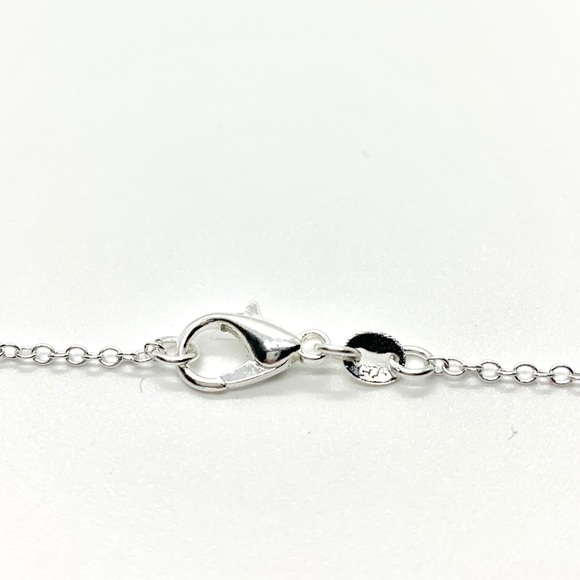 925 Pink Mermaid Scale Pendant Necklace - Picture 4 of 4